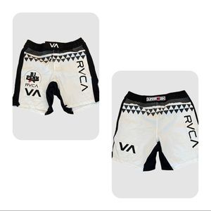 BJ PENN RVCA FIGHT SHORTS MMA JIU JITSU